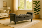 Calenzo Handrest Ottoman Footstool
