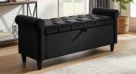 Calenzo Handrest Ottoman Footstool - Image 6