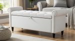 Calenzo Handrest Ottoman Footstool - Image 7