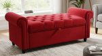 Calenzo Handrest Ottoman Footstool - Image 9